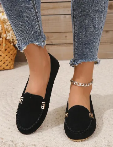 Mocasini SHEIN, negru