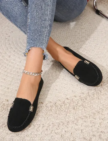 Mocasini SHEIN, negru