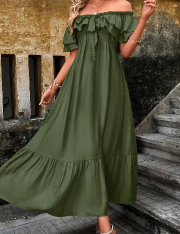 Rochie medie SHEIN, verde