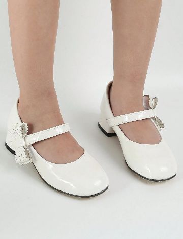 Pantofi Shein Kids, alb