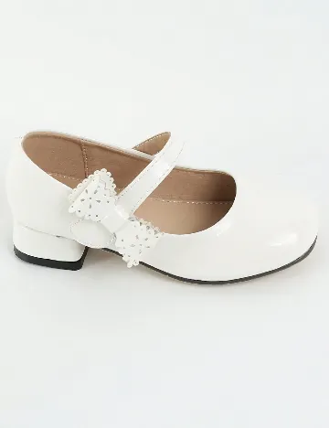 Pantofi Shein Kids, alb