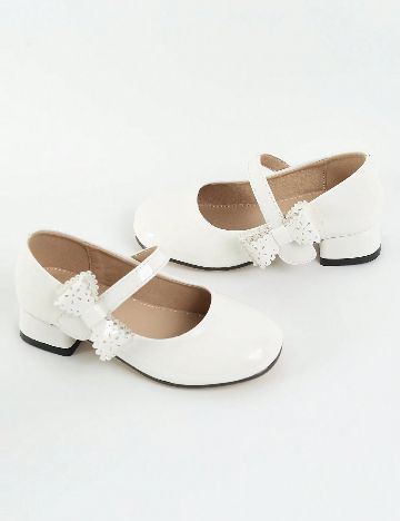 Pantofi Shein Kids, alb