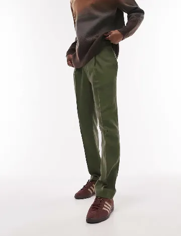 Pantaloni Topman, kaki