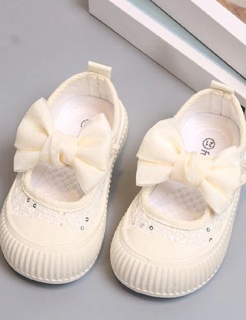 Pantofi Shein Kids, crem