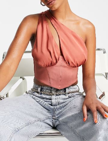 Top ASOS, roz pudra