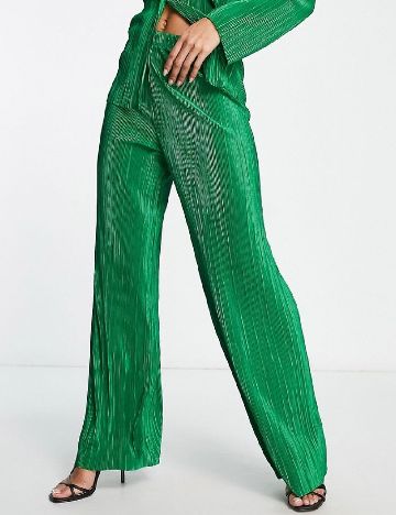 Pantaloni I SAW IT FIRST, verde