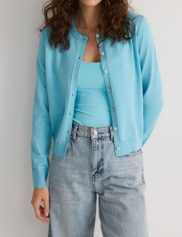 Cardigan Reserved, albastru