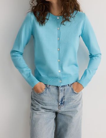 Cardigan Reserved, albastru