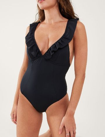 Costum de baie Accessorize, negru
