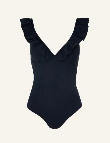 Costum de baie Accessorize, negru
