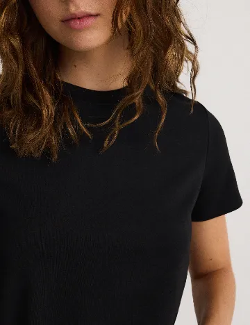 Tricou Reserved, negru