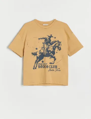 Tricou Reserved, mustar