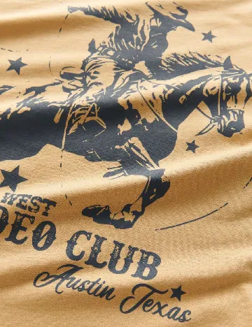 Tricou Reserved, mustar