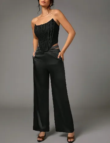 Pantaloni SHEIN, negru
