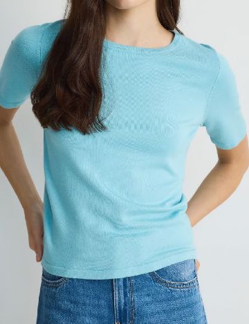 Tricou Reserved, albastru