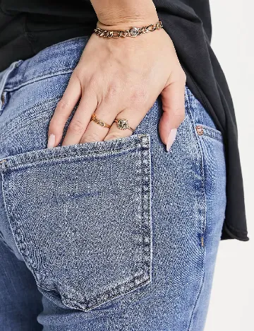 Blugi Free People, albastru