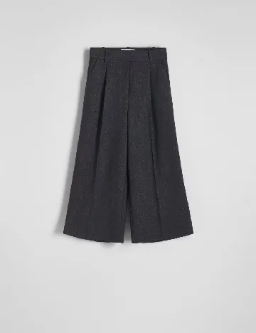 Pantaloni Reserved, gri inchis