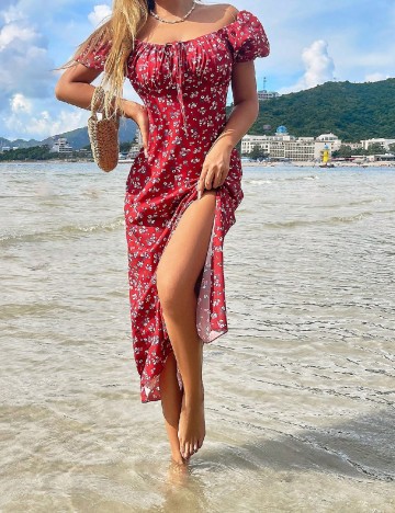 Rochie medie SHEIN, rosu