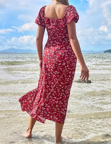 Rochie medie SHEIN, rosu