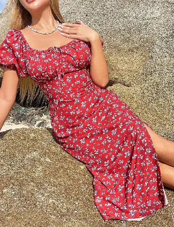 Rochie medie SHEIN, rosu