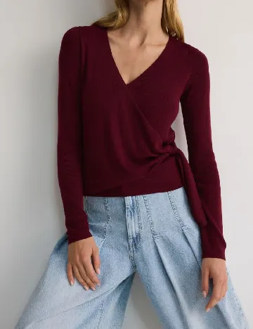 Bluza Reserved, visiniu