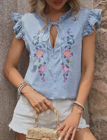 Bluza SHEIN, albastru