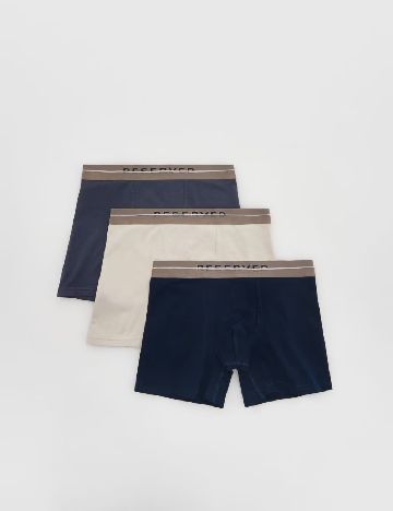 Set Boxeri 3 perechi Reserved, mix culori