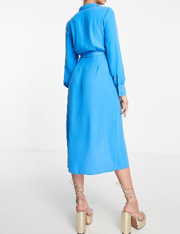 Rochie medie ASOS, albastru