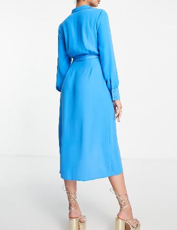 Rochie medie ASOS, albastru