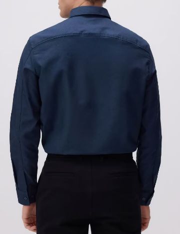 Camasa Reserved, bleumarin