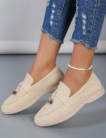 Mocasini SHEIN, crem