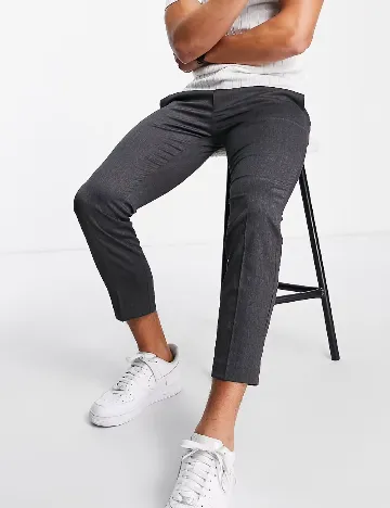 Pantaloni Topman, gri