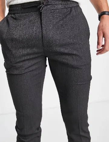 Pantaloni Topman, gri