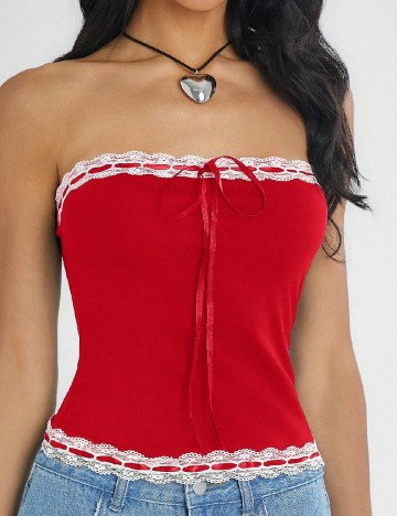 Top SHEIN, rosu
