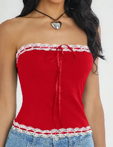 Top SHEIN, rosu