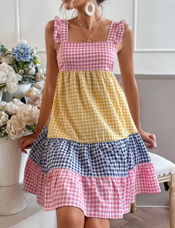 Rochie scurta SHEIN, mix culori