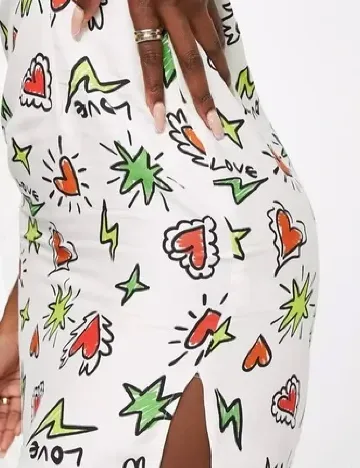 Rochie scurta ASOS, roz