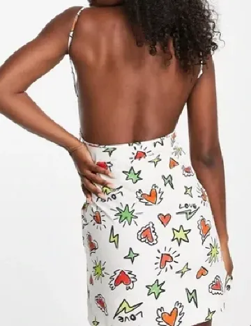 Rochie scurta ASOS, roz