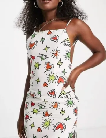 Rochie scurta ASOS, roz