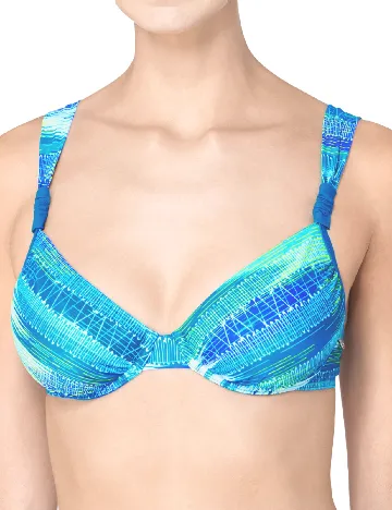 Sutien de baie Sloggi by Triumph, albastru