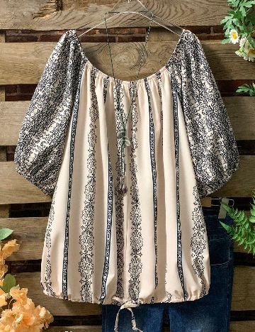 Bluza SHEIN CURVE, crem