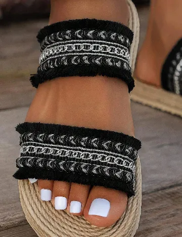 Slapi SHEIN, negru