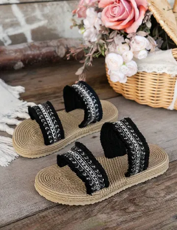 Slapi SHEIN, negru