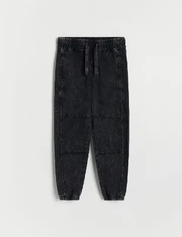 Pantaloni Reserved, negru