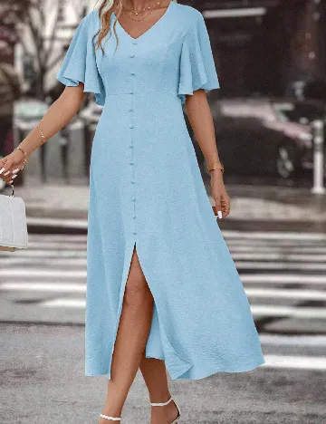 Rochie medie SHEIN, albastru