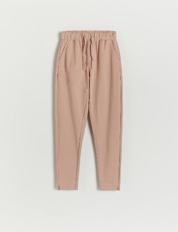 Pantaloni Reserved, roz pudra
