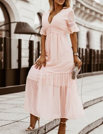 Rochie lunga SHEIN, roz