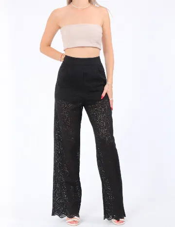 Pantaloni the frolic, negru Negru