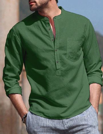 Camasa SHEIN, verde