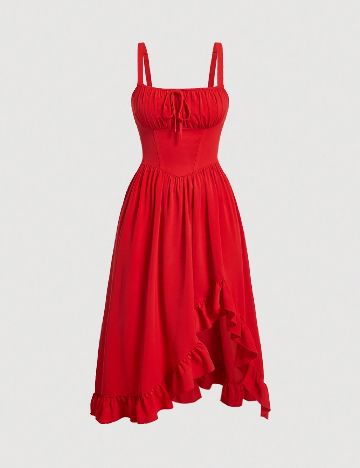 Rochie medie SHEIN, rosu